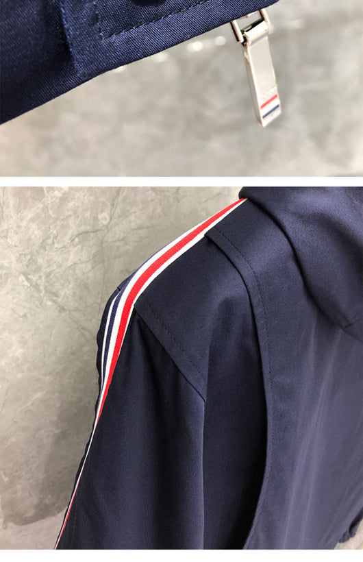 Chaqueta de Cuello Alto con Cierre y Estampado de Ballena - Image 9