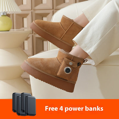 Botas Térmicas Eléctricas con Forro de Lana - Impermeables para Hombre y Mujer - Image 7