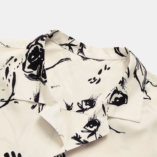 Camisa Casual para Hombre con Estampado de Rosas - Image 8