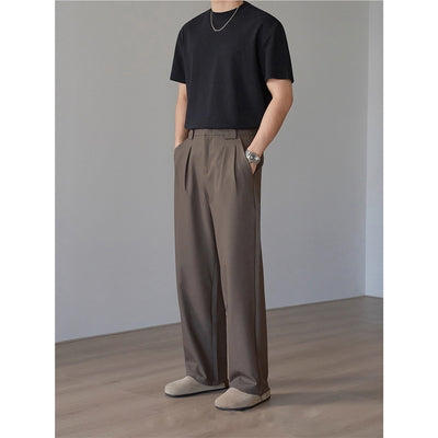 Pantalones Casuales Holgados de Corte Recto para Hombre - Image 8