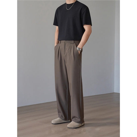 Pantalones Casuales Holgados de Corte Recto para Hombre - Image 8