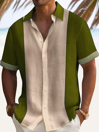 Camisa Casual Manga Corta Slim Fit para Hombre - Image 11