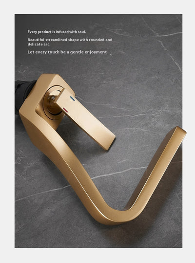 Grifo de Lujo Dorado con Cascada para Lavamanos - Agua Fría y Caliente - Image 31