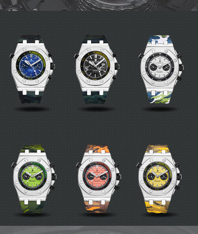 Reloj Deportivo para Hombre Automático Resistente al Agua con Correa de Silicona - Image 17