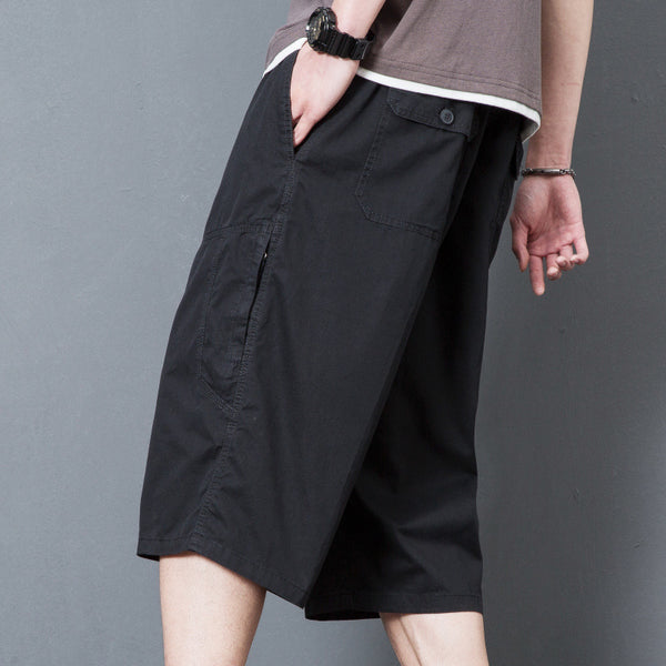 Pantalones Cortos Deportivos Holgados Tipo Overol para Hombre - Image 10