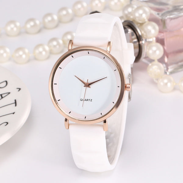 Reloj de Silicona Casual Unisex Efecto Jalea