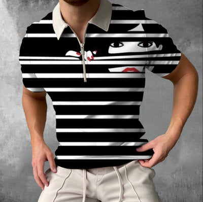 Camiseta Estampada Artística para Hombre - Diseño Urbano Manga Corta - Image 17