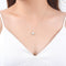 Collar Clavícula Girasol Oro Platinum Damira