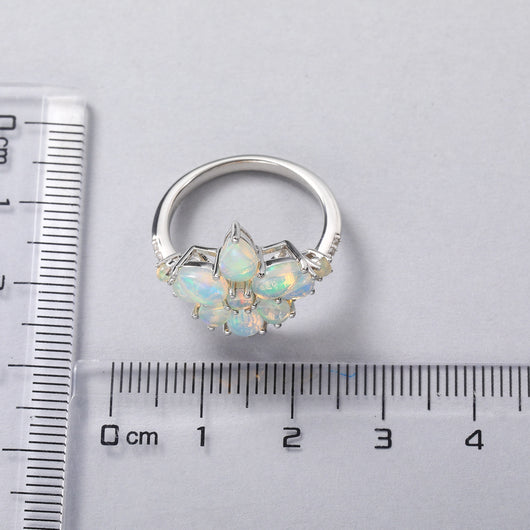Anillo de Ópalo Natural en Plata 925 - Diseño Delicado y Elegante - Image 8