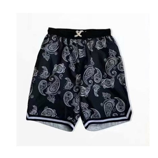 Shorts Holgados de Flores de Marañón con Cordón - Image 3