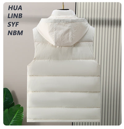 Chaleco de Invierno para Hombre con Capucha Desmontable - Image 16