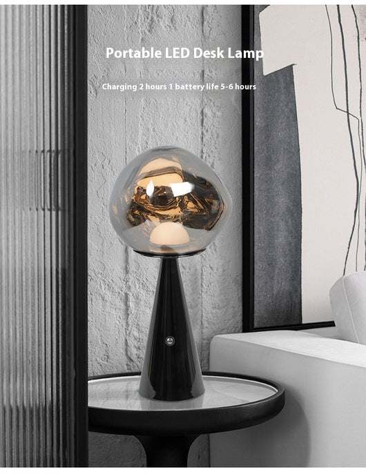Lámpara de Mesita Lava Volcánica - Luz Ambiental para Dormitorio - Image 17