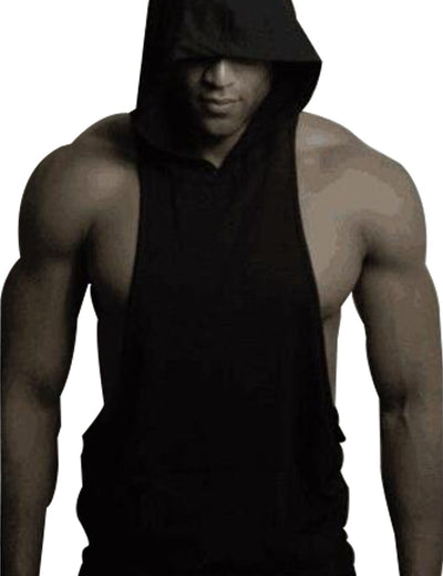 Chaleco Deportivo sin Mangas con Capucha para Hombre - Image 18