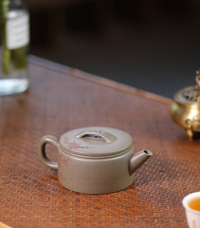 Tetera Artesanal de Barro Púrpura con Boca Ancha - Té Premium Hanwa - Image 15