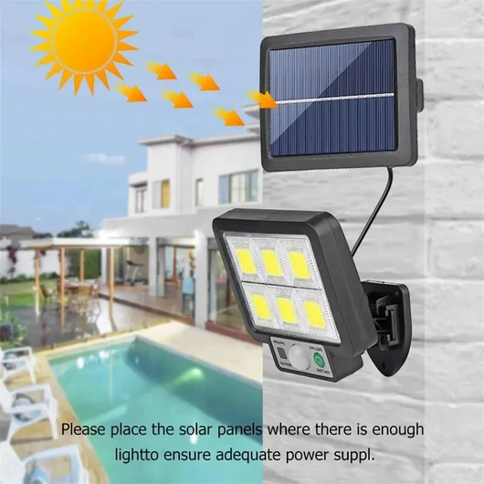 Lámpara Solar de Pared Inteligente con Sensor de Movimiento - 3 Modos de Iluminación - Image 15