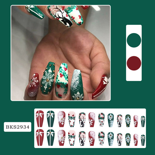 Uñas Decorativas Copo de Nieve - Diseño Navideño SMD - Image 8