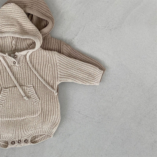 Pijama Enterizo con Capucha y Bolsillos para Bebés - Image 12