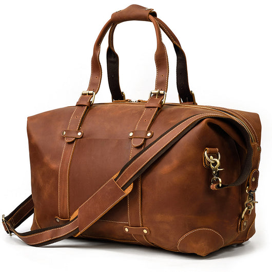Bolsa de Viaje en Cuero Curtido al Vegetal para Hombre - Image 30