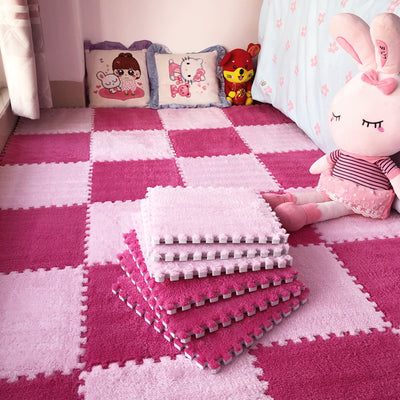 Alfombra Cubo de Gran Área para Habitación y Lado de Cama