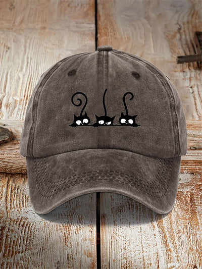 Gorra de Algodón Estampada Efecto Vintage Desgastado para Hombre - Image 5