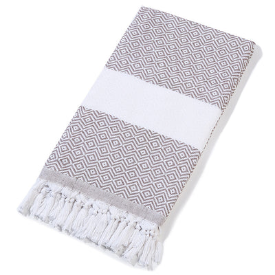 Toalla Playera Turca Artesanal con Borlas - Image 3