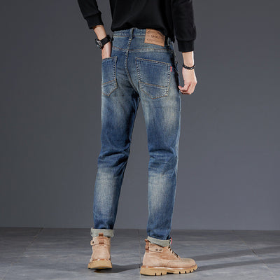 Pantalones Pencil Vintage Lavados para Hombre - Estilo Retro Trendy - Image 13