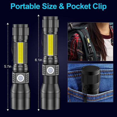 Linterna LED Multifunción con Carga USB y Imán Potente - Image 21