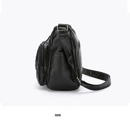 Bolsa Mensajera de Cuero Suave con Textura Avanzada - Image 12