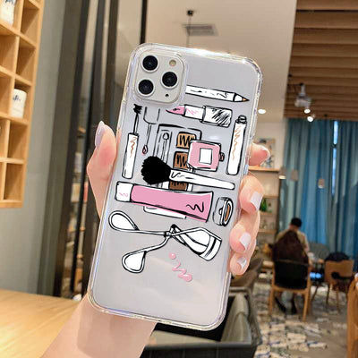 Funda Transparente para iPhone 12 y XS Max - Protección TPU Suave Estilo Cosmético - Image 6