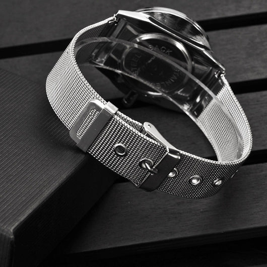 Reloj de Hombre Elegante Minimalista con Malla Metálica Ultra Delgado - Image 7
