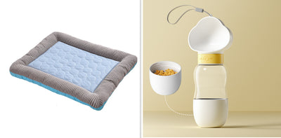 Colchoneta Refrescante para Perros y Gatos - Cama Fresca de Seda de Hielo Azul - Image 16