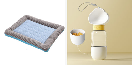 Colchoneta Refrescante para Perros y Gatos - Cama Fresca de Seda de Hielo Azul - Image 16