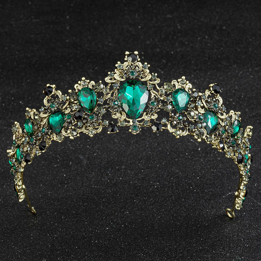 Corona Nupcial de Cristales Barrocos con Brillantes - Image 8