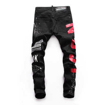 Pantalón Denim Elástico con Estilo Urbano Americano - Image 14