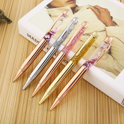 Bolígrafo de Tinta Líquida Oro Rosado Premium - Image 9