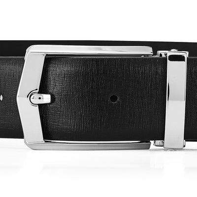 Cinturón de Cuero Genuino para Hombre con Hebilla de Pasador Minimalista - Image 5