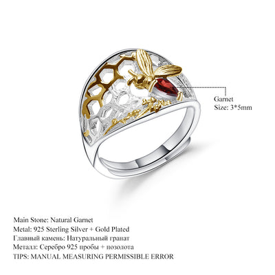 Anillo Ajustable de Diseño Natural con Apertura Flexible - Image 5
