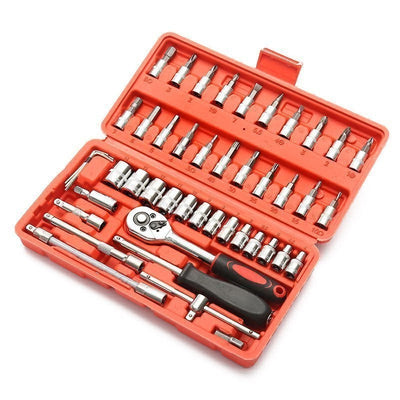 Juego de Llaves de Tubo y Trinquete Profesional para Reparaciones - Image 4
