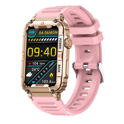 Reloj Inteligente con Monitor de Frecuencia Cardíaca, Oxígeno y Presión Arterial