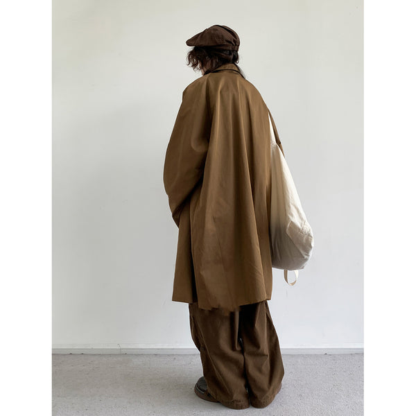 Gabardina Ejecutiva Retro Mediana - Chaqueta Versátil para Trabajo y Diario