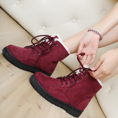 Botas de Invierno para Mujer con Forro Cálido de Felpa - Image 19