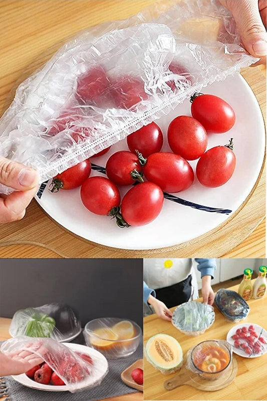 Pack 100 Tapas Reutilizables para Alimentos - Protección Fresca Multiusos