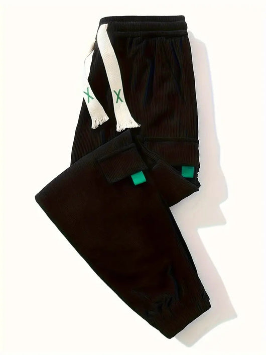 Pantalones de Trabajo Corduroy Talla Grande con Ajuste en Tobillo - Image 8