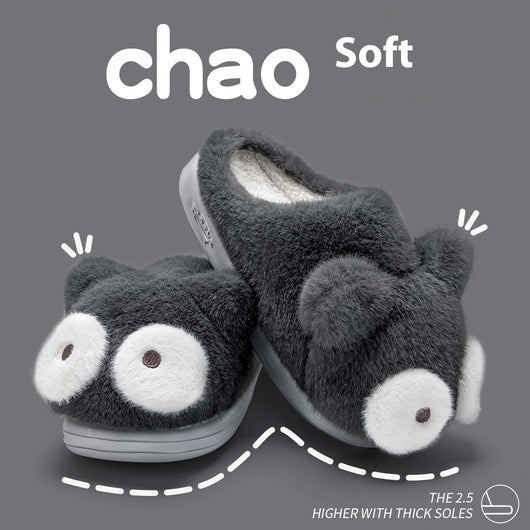 Pantuflas Cálidas Antideslizantes con Suela Gruesa para Casa - Image 8