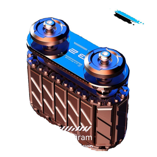 Giroscopio de Mano EDC Tank - Juguete Fidget Metálico Premium con Masaje de Dedos - Image 5