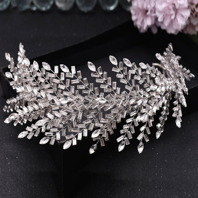 Diadema Nupcial con Cristales Brillantes - Joyería para Peinado de Novia - Image 2