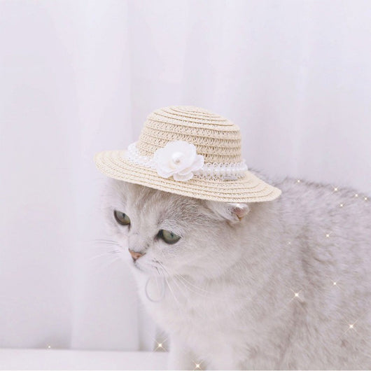 Gorro Ajustable con Lazo para Mascotas - Perros y Gatos Verano Primavera - Image 11