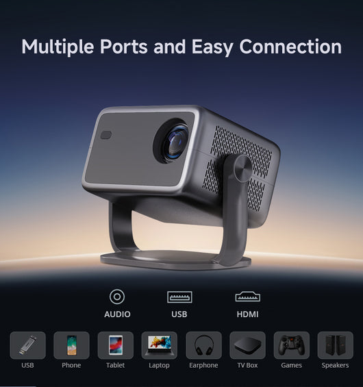 Proyector Whale OS 1080P Full HD con 320 Lúmenes, Android 13 y Autorización Netflix - Image 14