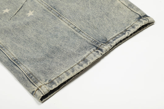 Pantalones Vaqueros de Algodón Desgastado con Estilo Vintage - Image 21