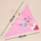 Pink Triangular Binder Average Size